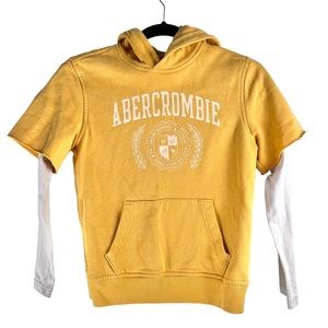 Abercrombie- Kids Youth - Yellow long sleeve Hoodie - Size 9/10